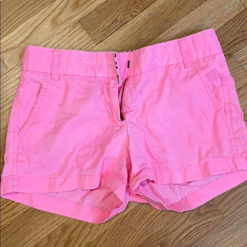 J crew shorts pink